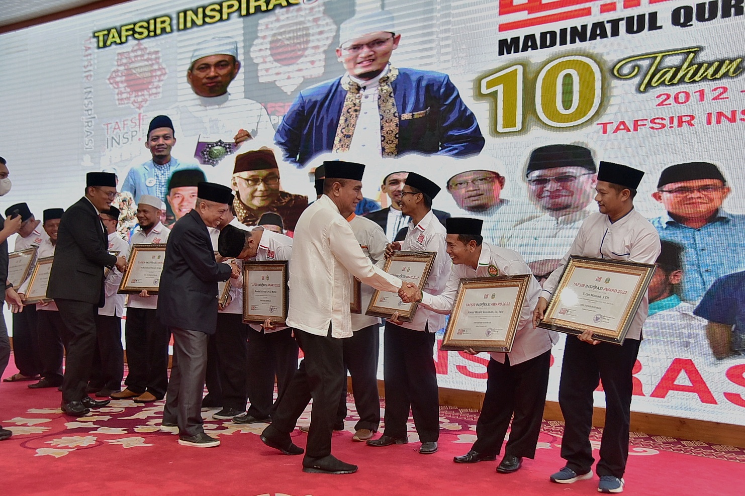Edy Rahmayadi Apresiasi Tafsir Inspirasi Award 2022
