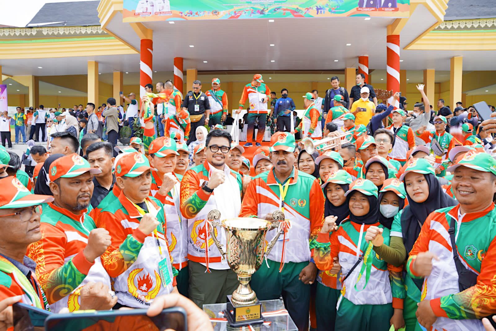 Medan Pertahankan Gelar Juara Umum Porprovsu 2022, Bobby Nasution: Motivasi Lahirkan Prestasi Lebih Baik