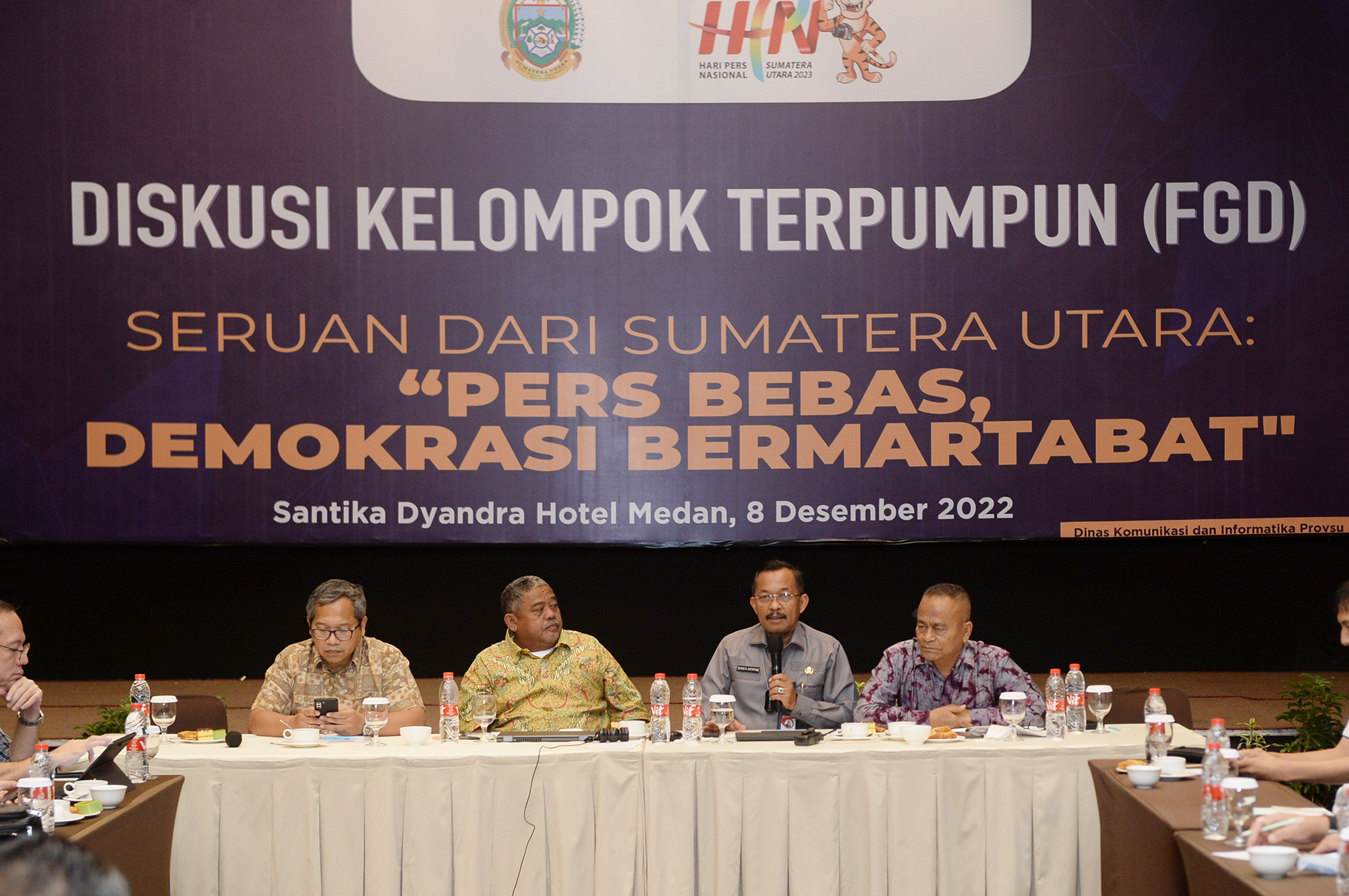 Jelang HPN 2023,  Pemprov Sumut dan PWI Adakan  FGD Bahas Demokrasi Pers