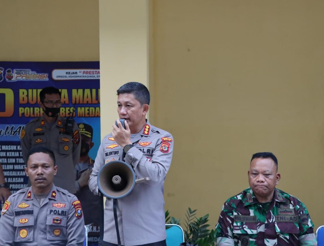 Kapolrestabes Medan : Tingkatkan Kewaspadaan, Perketat Penjagaan Tamu Masuk