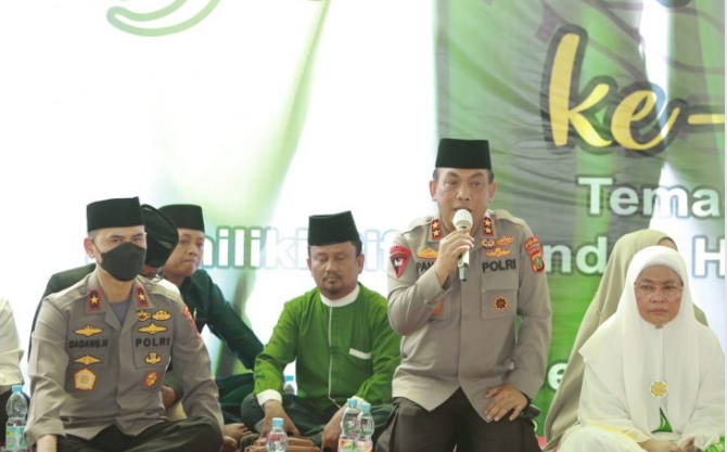 Kapolda Sumut Hadiri Milad Majelis Taklim Halimah Yang ke 9
