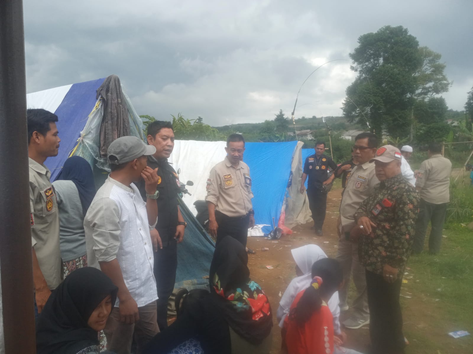 Radar Bhayangkara Giat Trauma Healing Bagi Korban Gempah di Cianjur