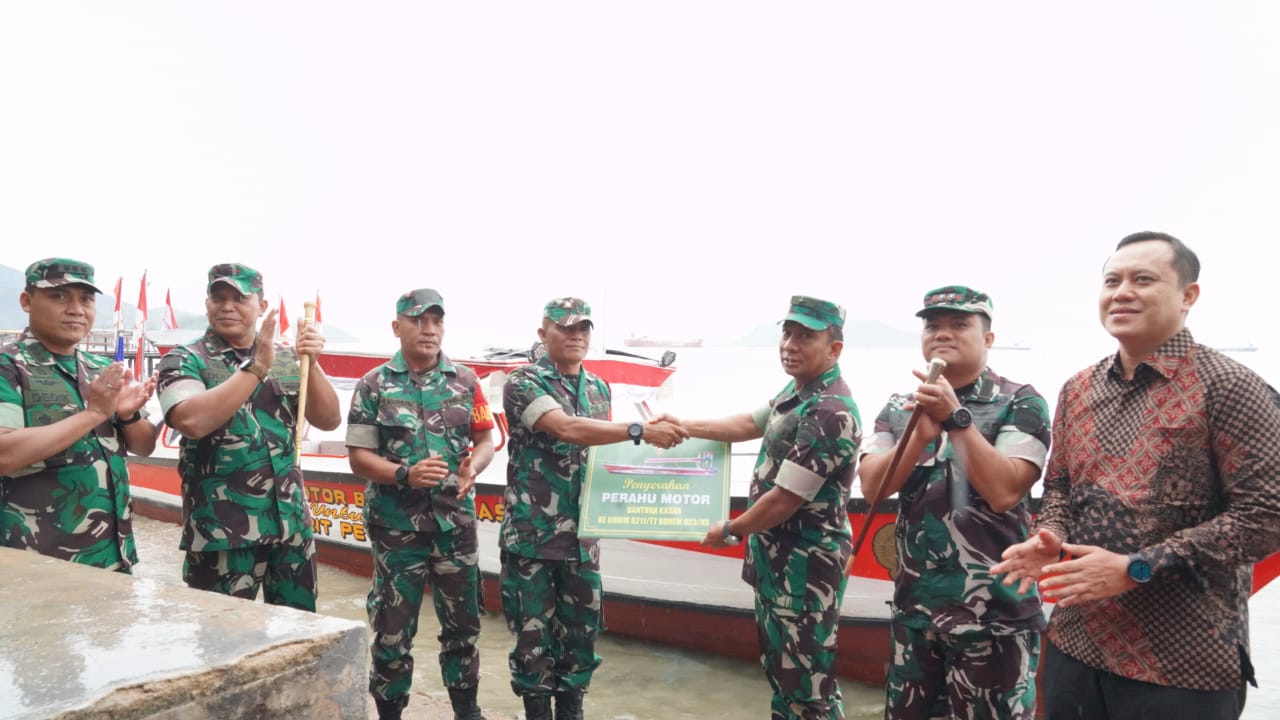 Terimakasih Bapak Kasad Atas Bantuan Perahu Motor Babinsa