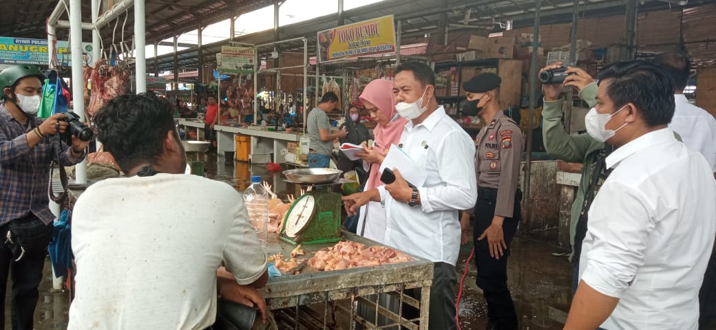 Jelang Nataru Tim Satgas Pangan Melakukan  Sidak di Pasar MMTC, Petisah, Louchi, Cemara