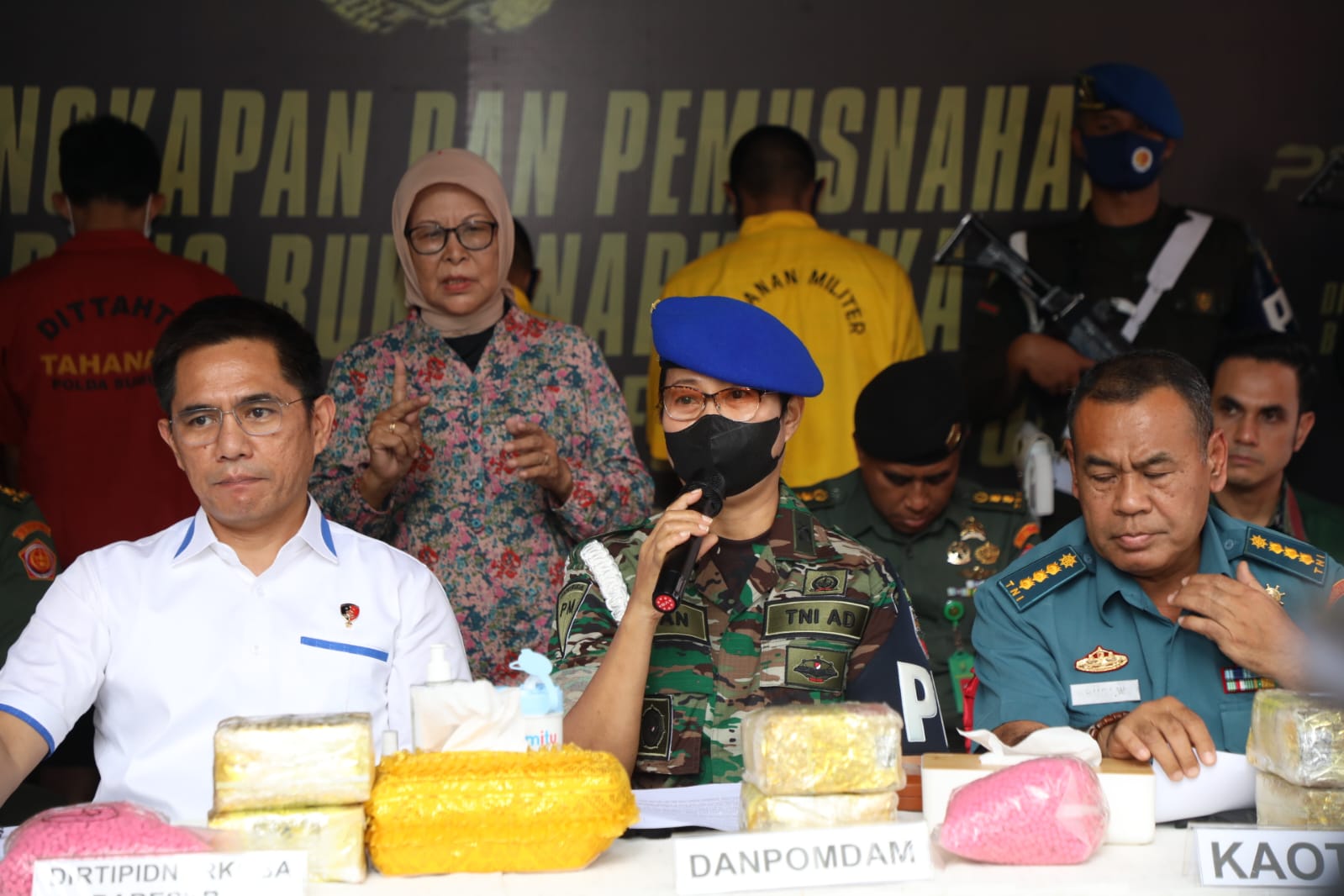 Mabes Polri, Polda Sumut dan Pomdam I BB Musnahkan Barang Bukti Narkoba yang Berhasil Selamatkan Ratusan Ribu Jiwa