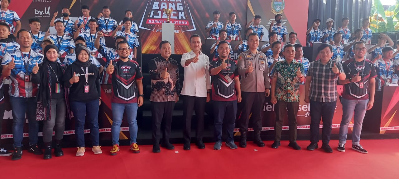 Kapolsek Percut Sei Tuan Hadiri Pembukaan Esports Competition Free Fire Piala Bang Ijeck