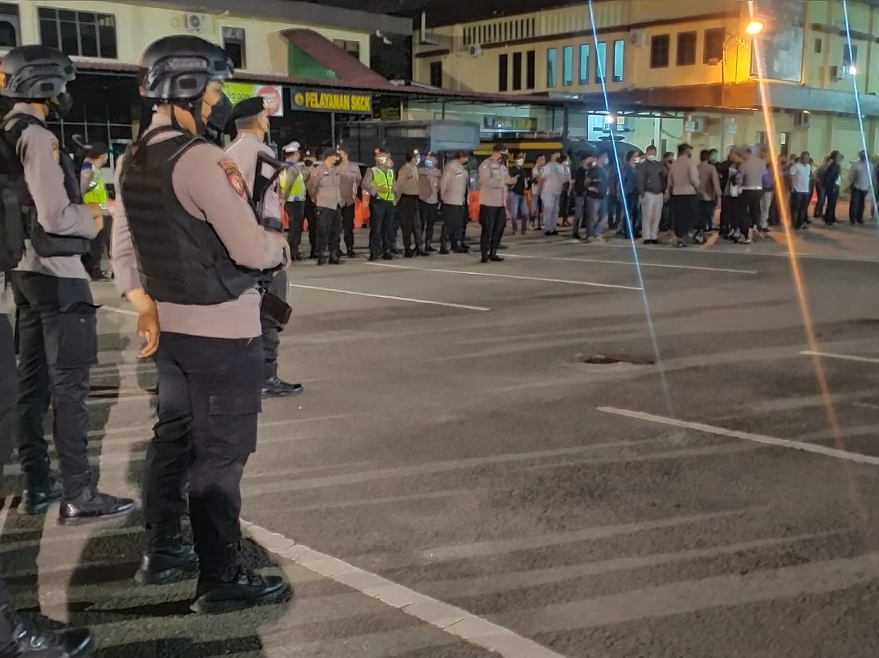 Tim Gabungan Polrestabes Medan Gencar Tingkatkan Sispamkota