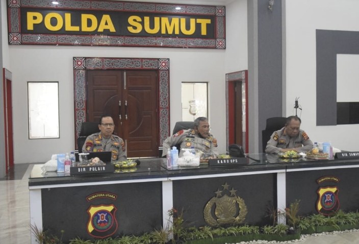 Mantapkan Operasi Lilin 2022, Polda Sumut Gelar Rapat Teknis Lintas Sektoral