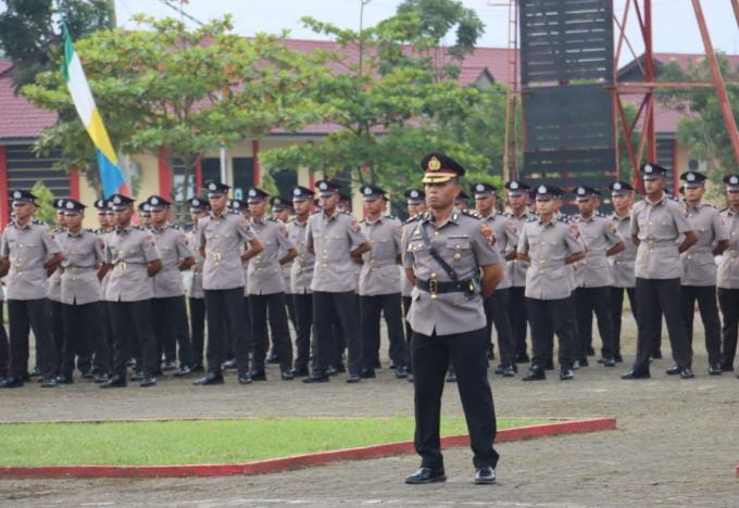 448 Bintara Polri SPN Polda Sumut Th 2022 Dilantik, Kapolda Sumut : Layani Masyarakat Dengan Hati Tulus Ikhlas