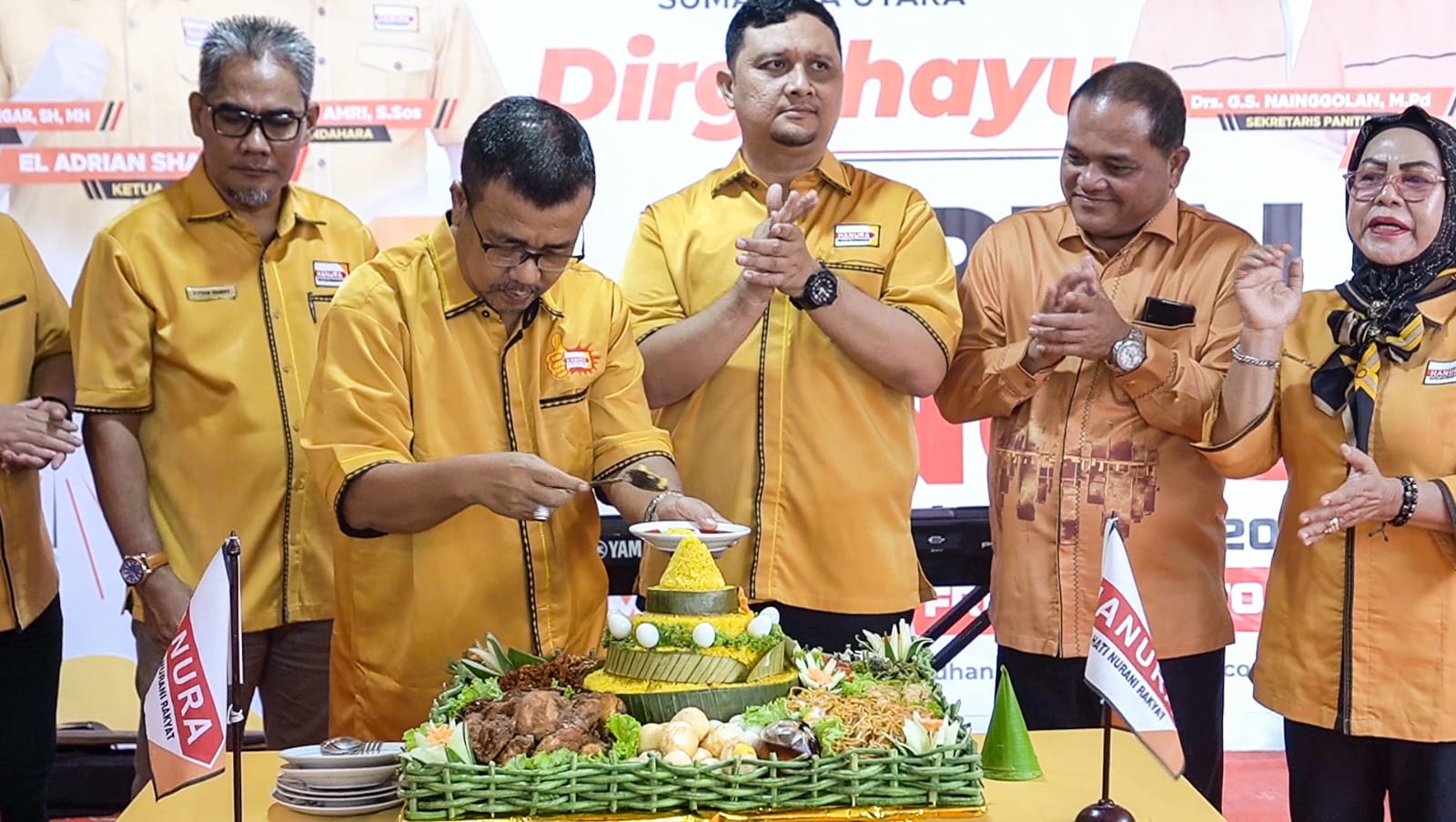 HUT ke-16, DPD Hanura Sumut Gelar Syukuran, El Adrian Shah: Targetkan 5 Besar di DPRD Sumut