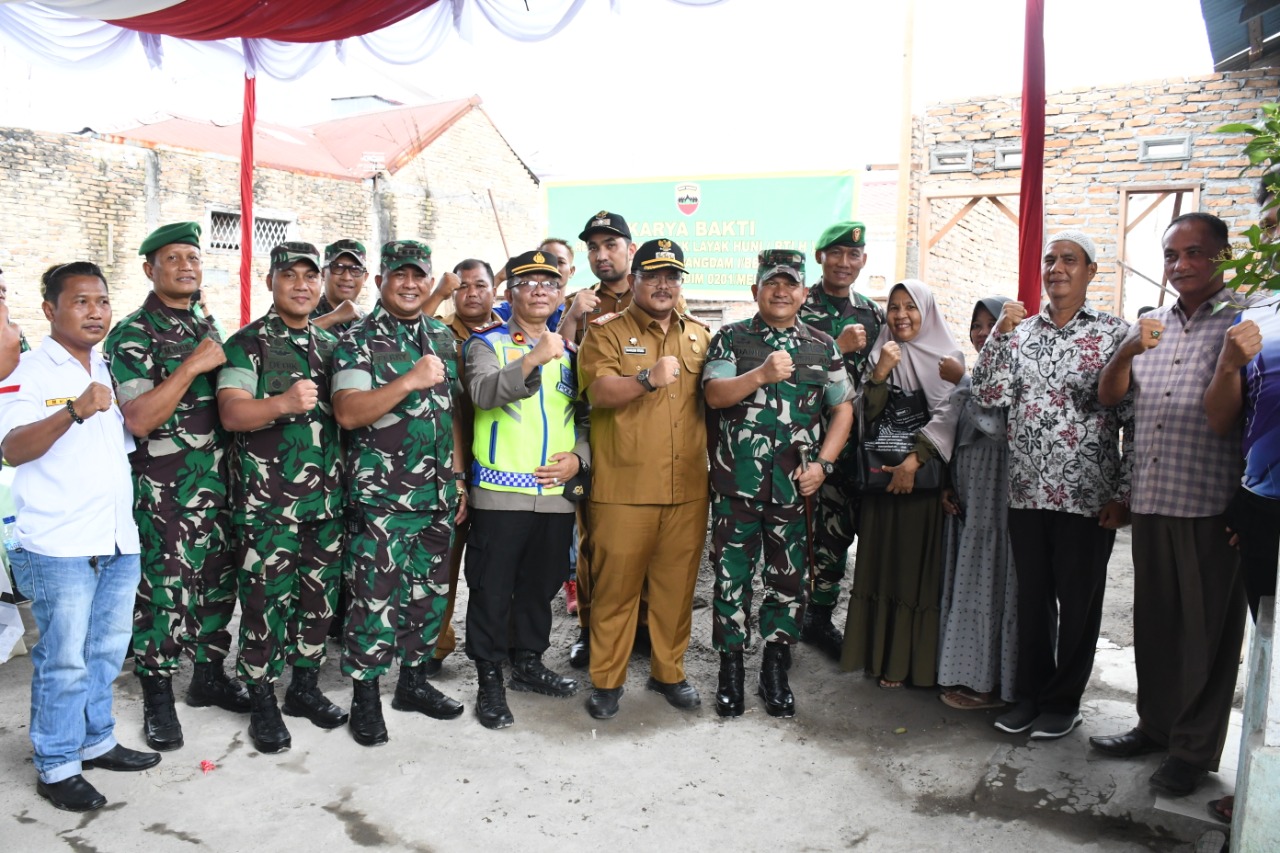 Pangdam I/BB Cek Kondisi Anak Asuh Stunting dan Rehab RTLH di Wilayah Kodim 0201/Mdn