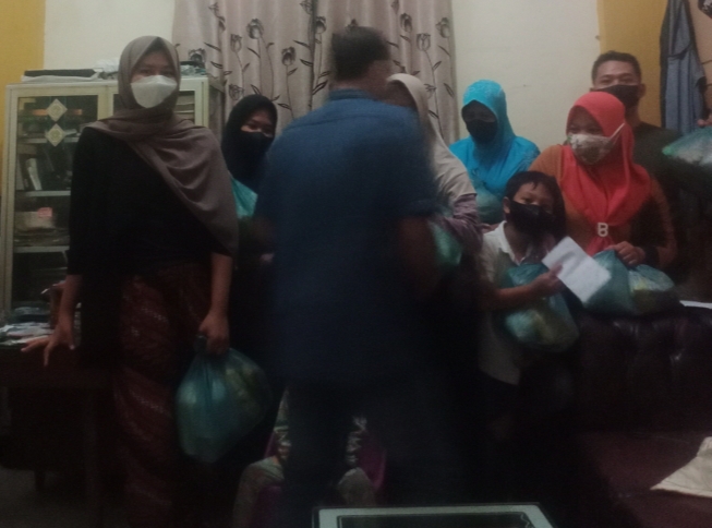 Jumat Barokah,  Bakopam Sumut Salurkan Bantuan Dari Dermawan, Ini Kata Ibnu Hajar