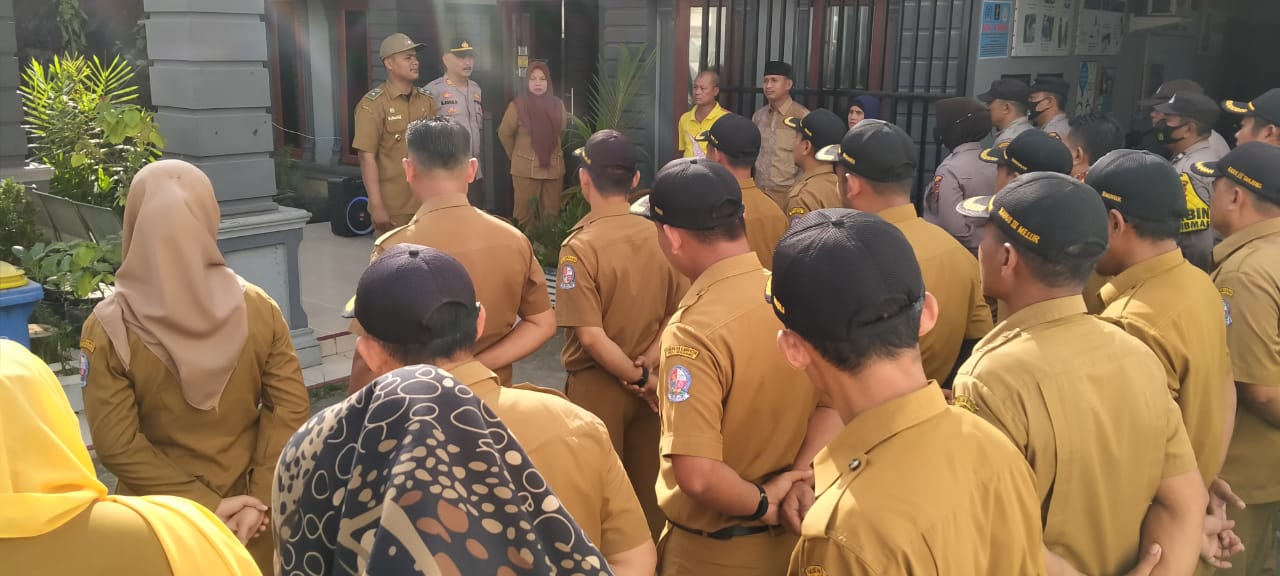 Apel Bersama Polsek Percut Seituan dan Pemerintahan Desa Sambirejo Timur