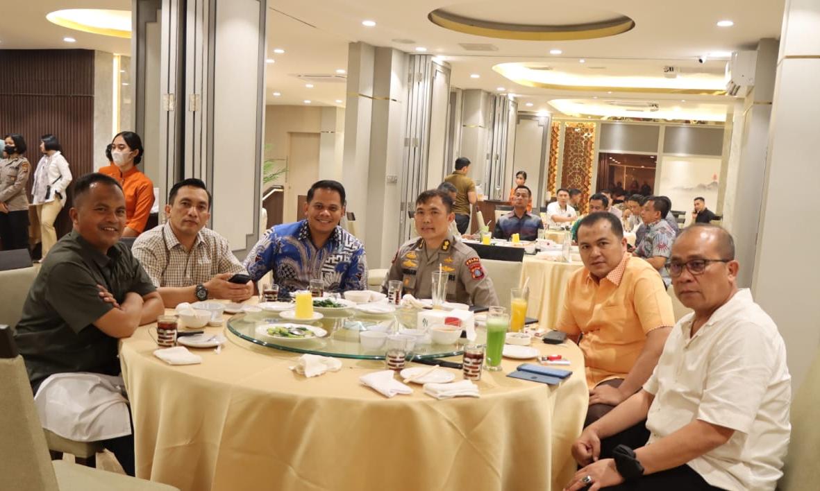 Polrestabes Medan Hadiri Jamuan Makan Malam Waka Polda Sumut Brigjen Pol Jawari