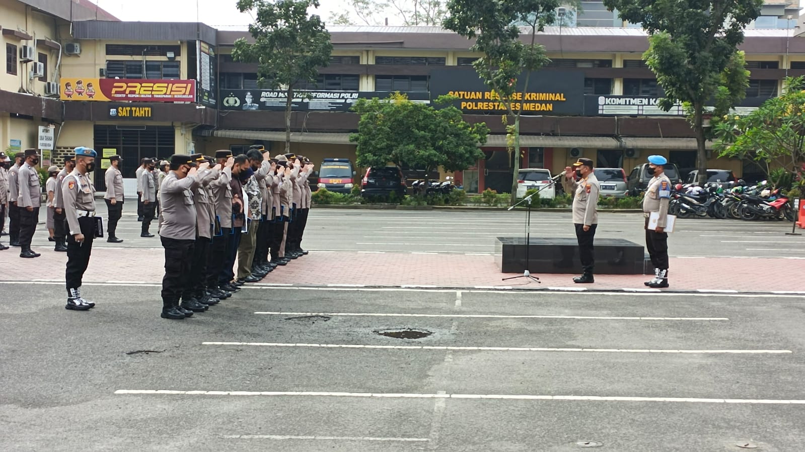 Kabaglog Polrestabes Medan Tekankan Kepada Anggota Hindari Narkoba