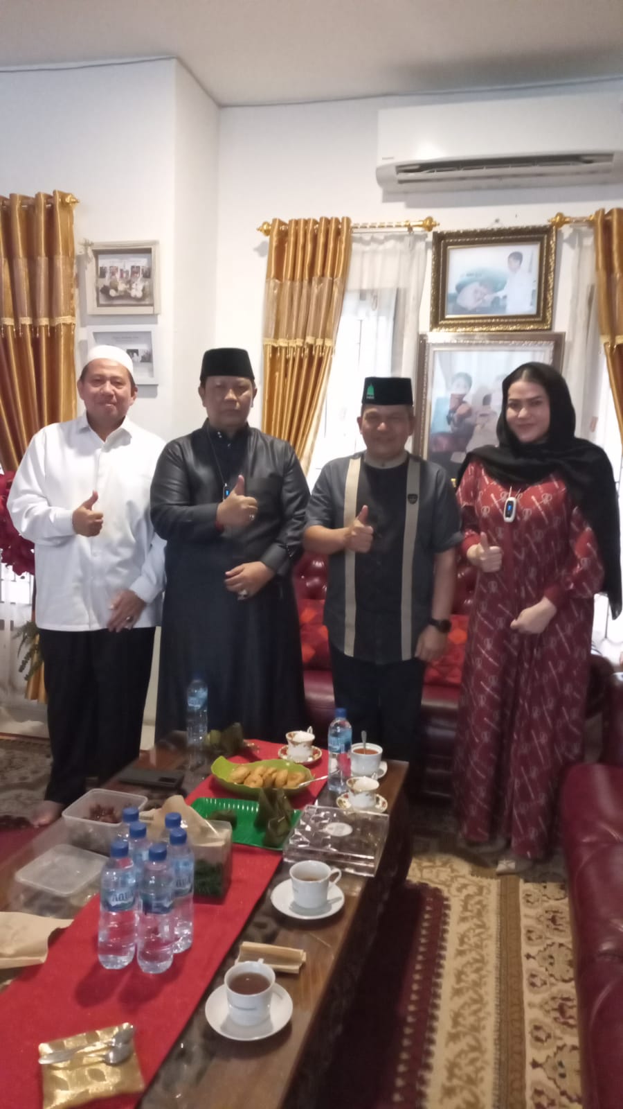 Pangdam I/BB Mayjend Daniel Chardin Silaturrahmi di Kediaman Herry Subiansauri