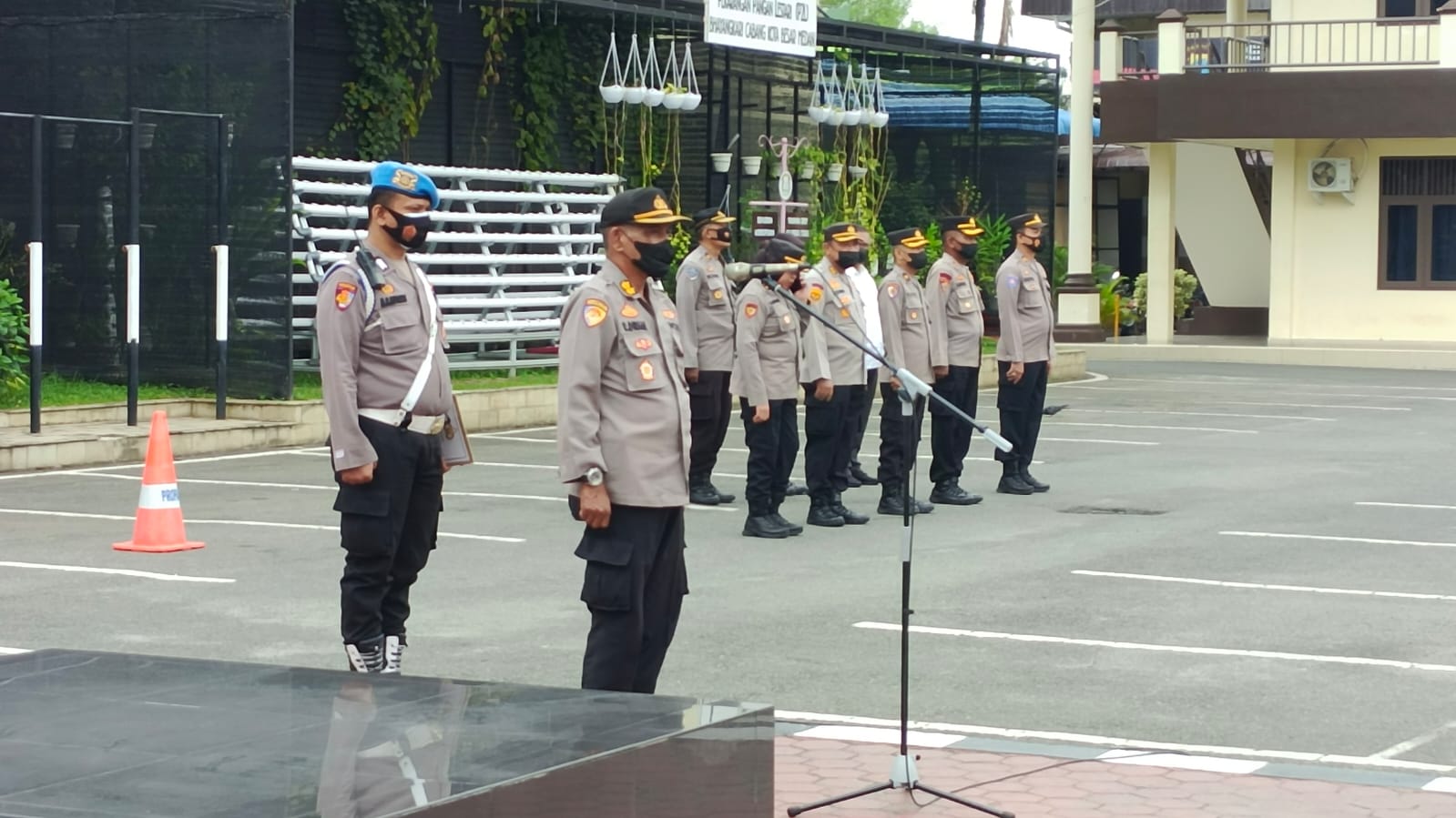 Kabag Ren Polrestabes Medan Pimpin Apel, Ini Pesan AKBP Rimal Dirham