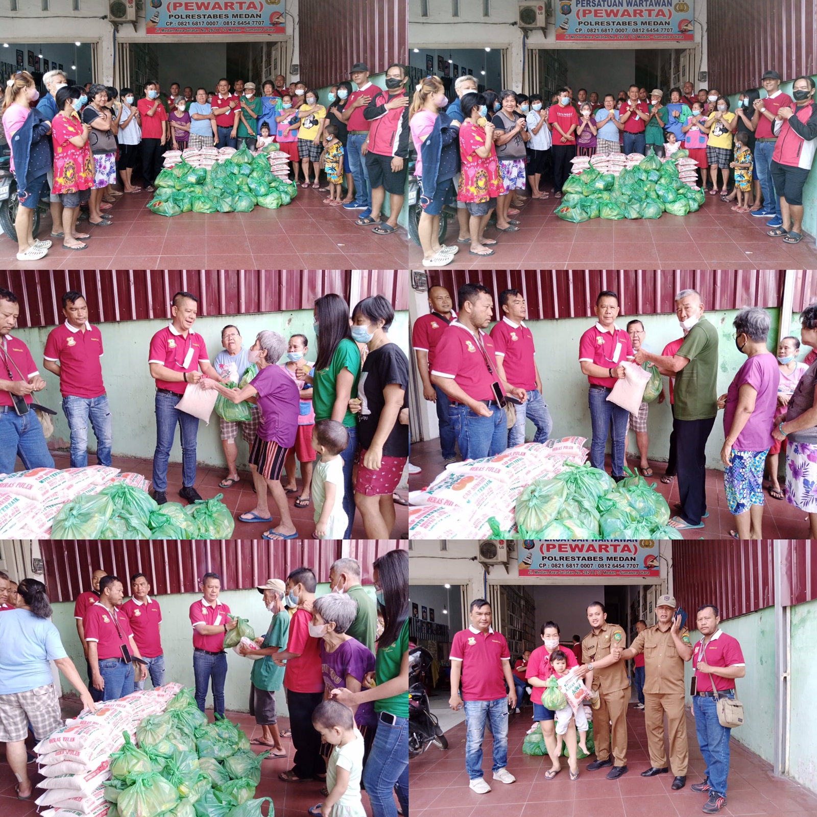 Sambut Tahun Baru Imlek, Ketua Pewarta Bagi 100 Paket Sembako kepada Warga Pra Sejahtera Keturunan Tionghoa