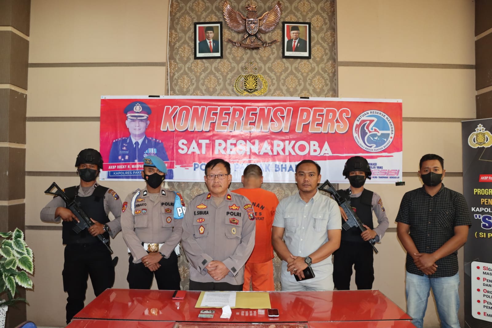 Polres Pakpak Bharat Pimpinan AKBP J Rocky H Marpaung Berhasil Mengungkap Kasus Pengedaran dan Penyalahgunaan Narkoba