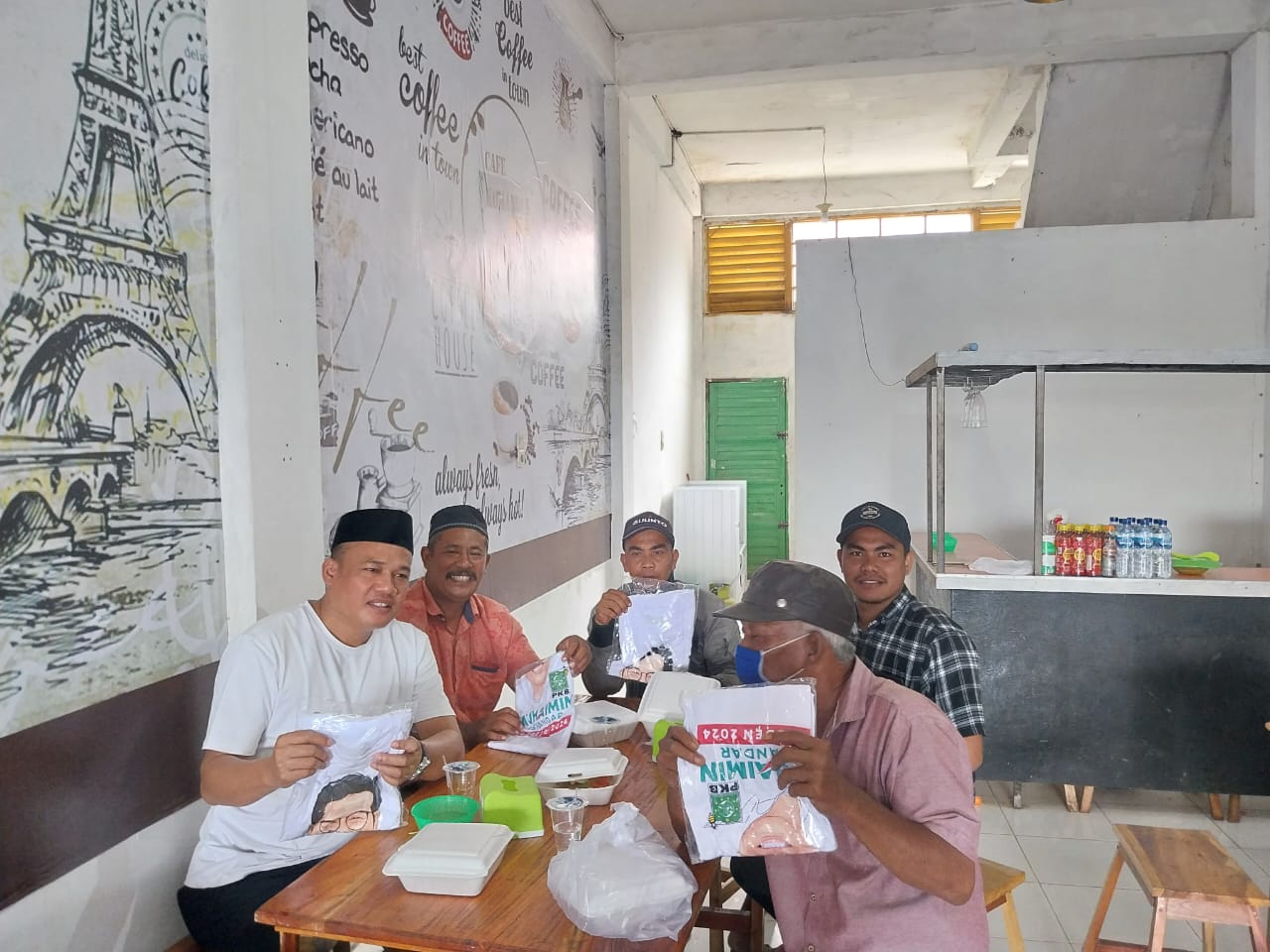 Jabidi Makan siang Bersama Abang Becak T Pura Langkat, Ini Katanya