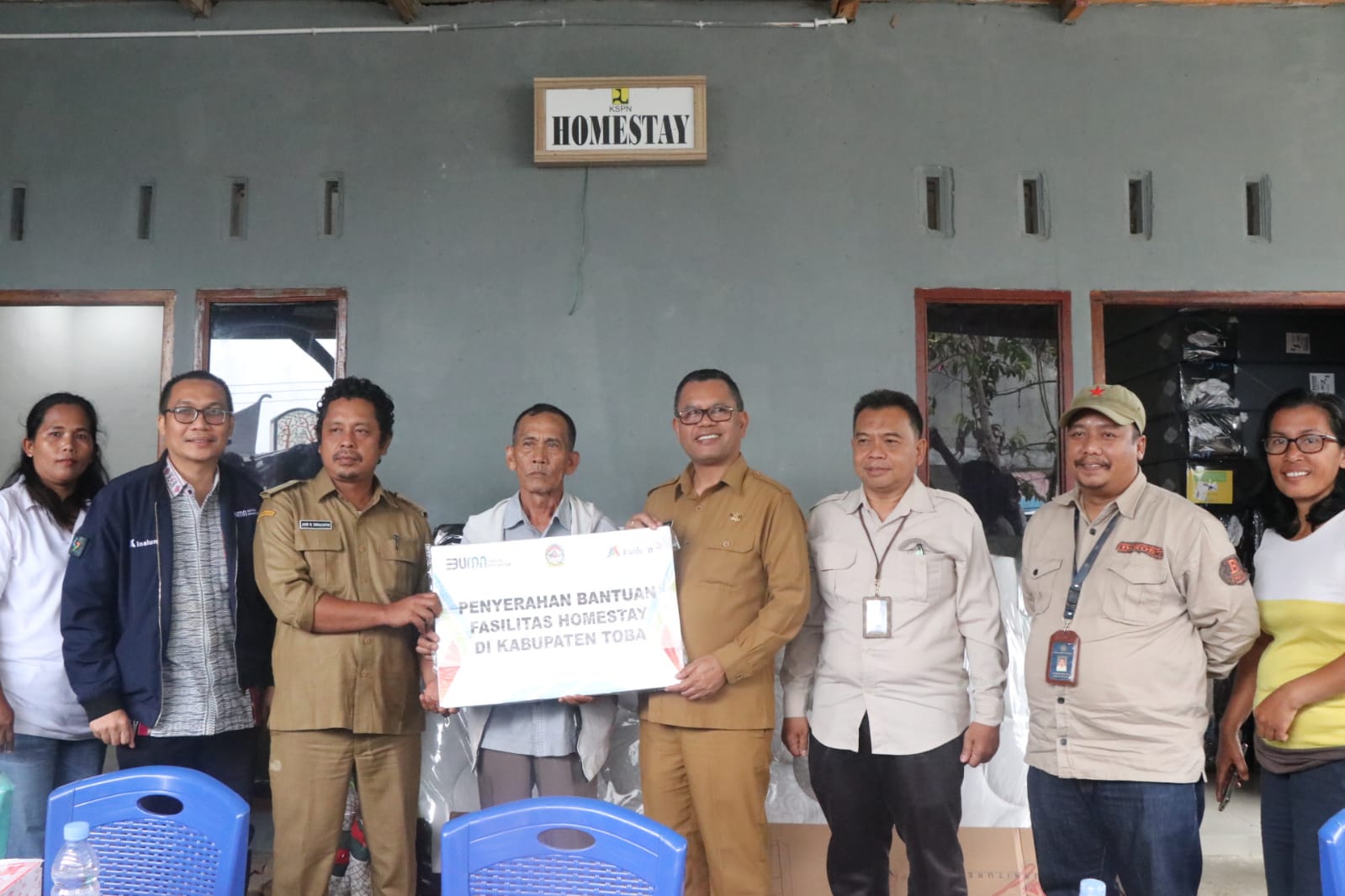 Jelang F1H2O, PT Inalum Beri Bantuan Fasilitas Homestay Kepada Warga Desa Meat Kecamatan Tampahan