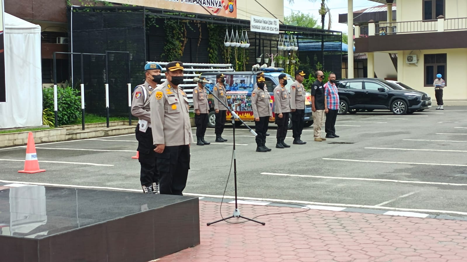 Pimpin Apel, Ini Pesan Kabag Log Polrestabes Medan