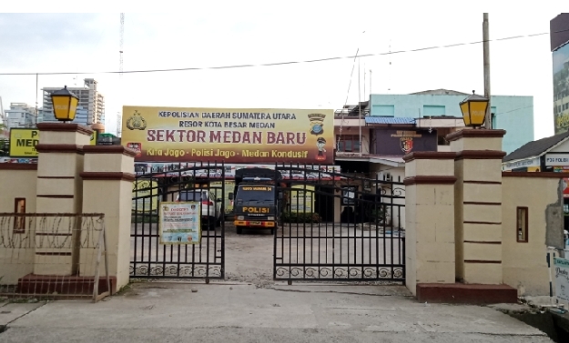 Diduga Selingkuhi Istri Orang (S) di Amankan Polsek Medan Baru