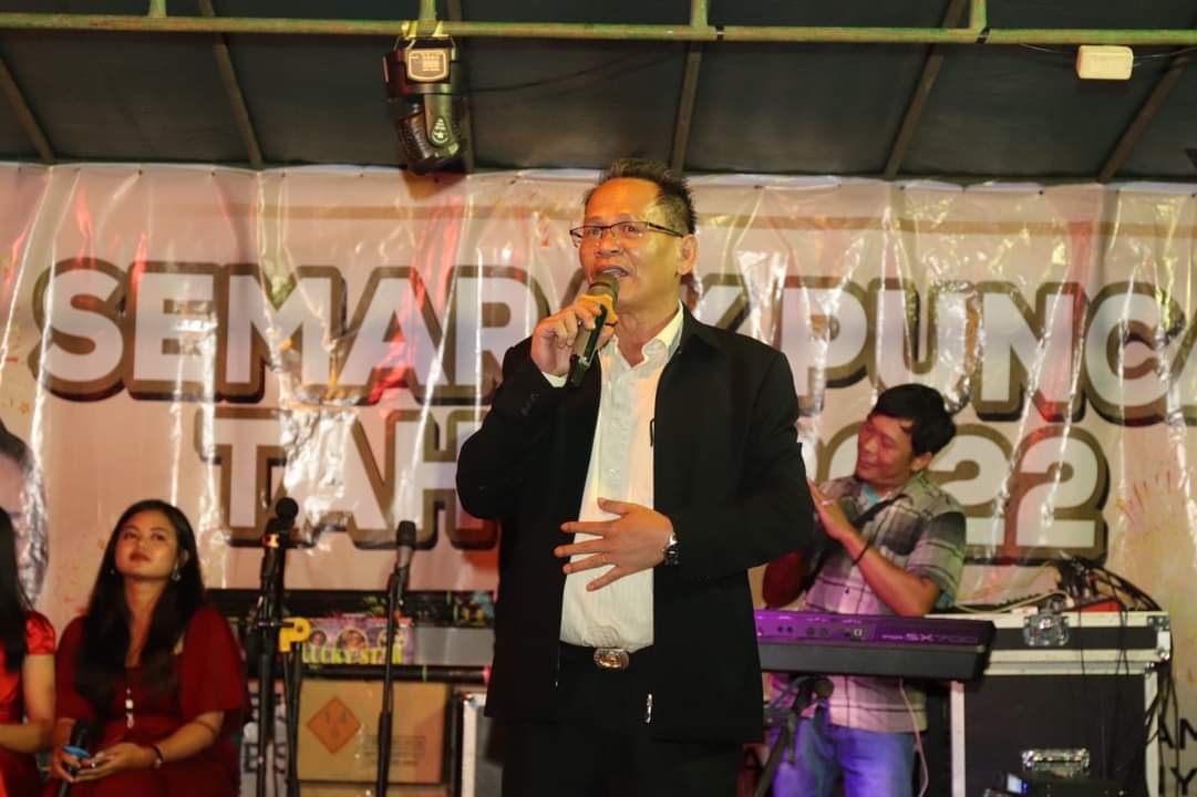 Sekda Pakpak Bharat Jalan Berutu Hadiri Puncak Ahir Tahun