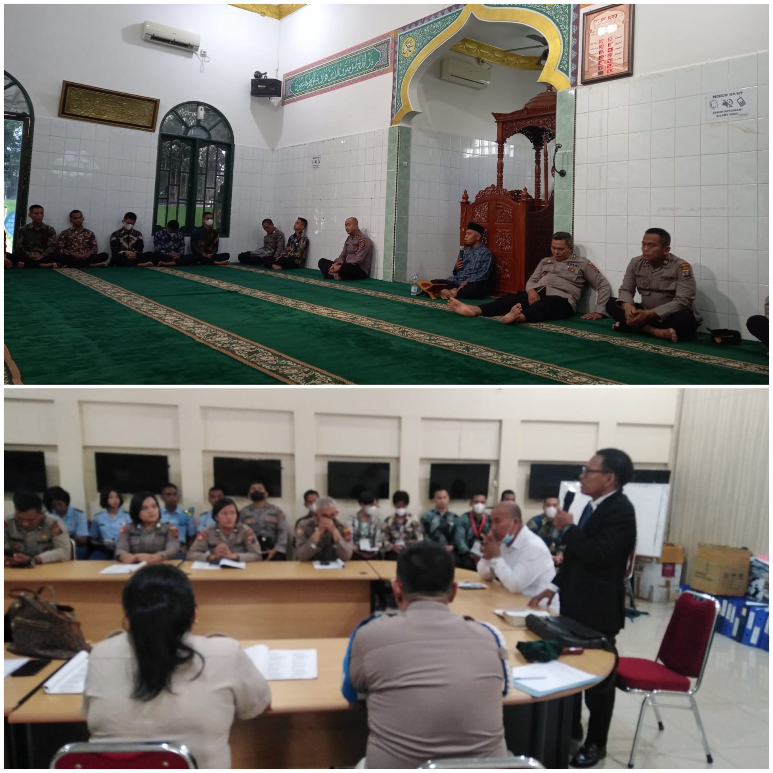 Polrestabes Medan Gelar Binrohtal Bagi Anggota Beragama Kristen dan Islam Serentak