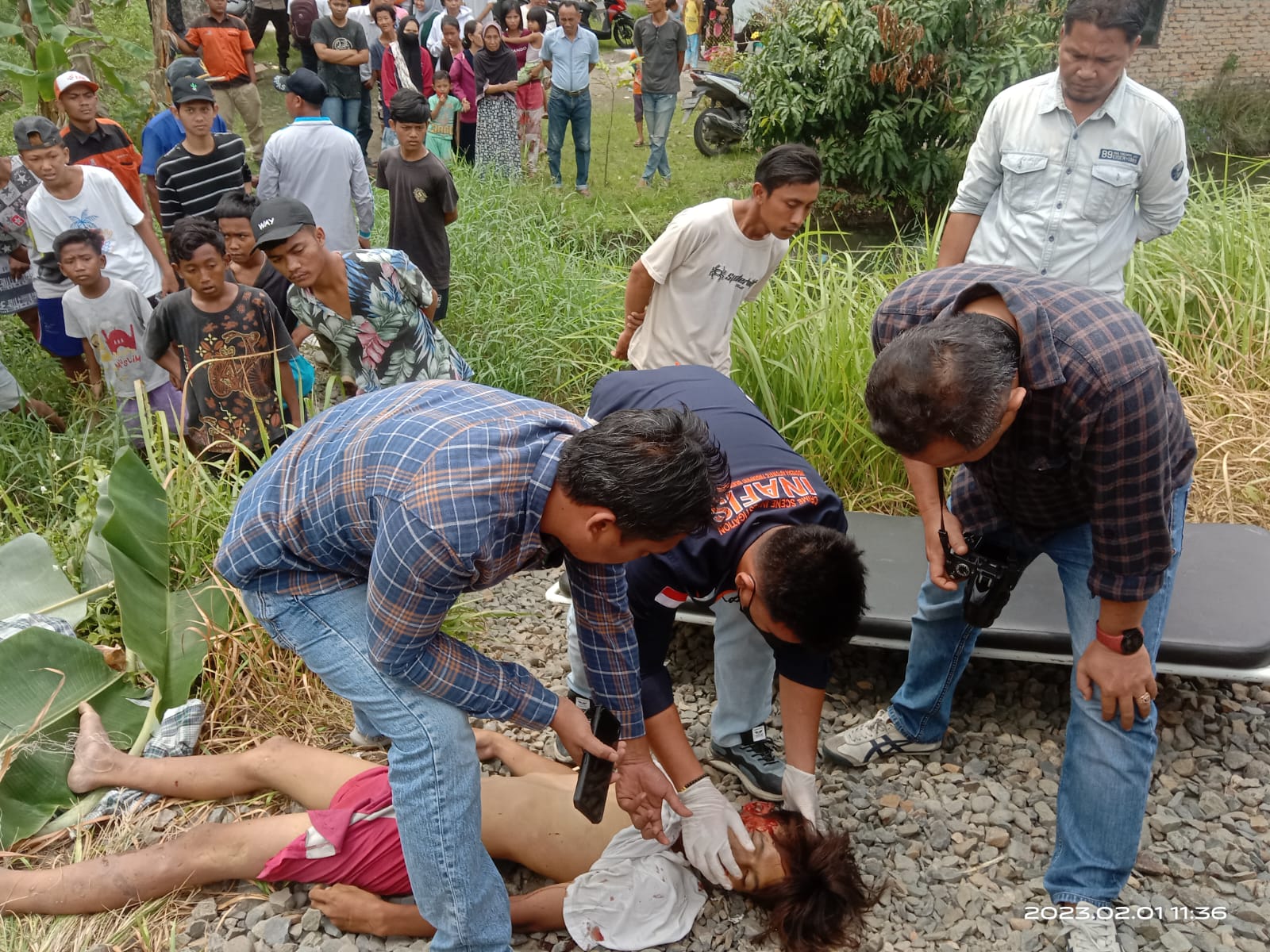 Anak di Bawah Umur Tewas Ditabrak KA di Perlintasan Jalan Sempurna Percut Seituan