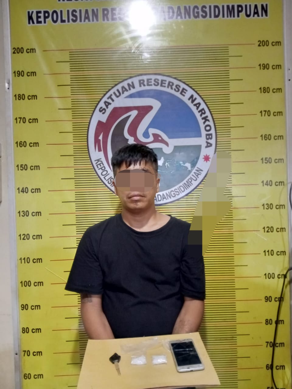 Kepemilikan Sabu 10.0 gr, Warga GG  Halim Tak Berkutik di Tangkap Sat Resnarkoba Polres P. Sidempuan