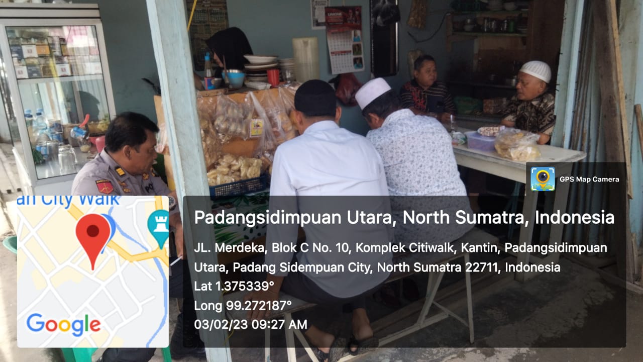 Tampung Aspirasi Masyarakat : AKP Irsan Bakti Harahap Bersama Personel Berbaur Dengan Masyarakat Komplek Citywalk