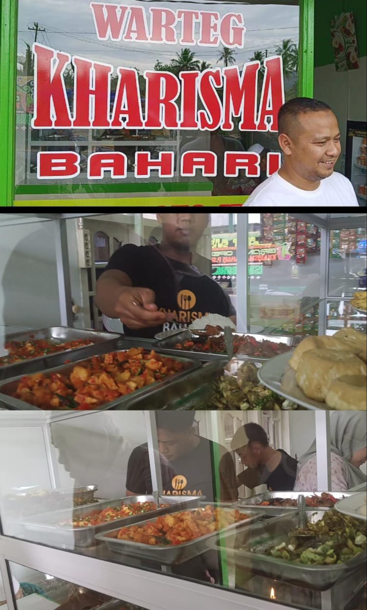 Bermitra Dengan Warteg Kharisma Bahari : Adi Lubis Buka Cabang Warteg Kharisma Bahari di P. Sidempuan