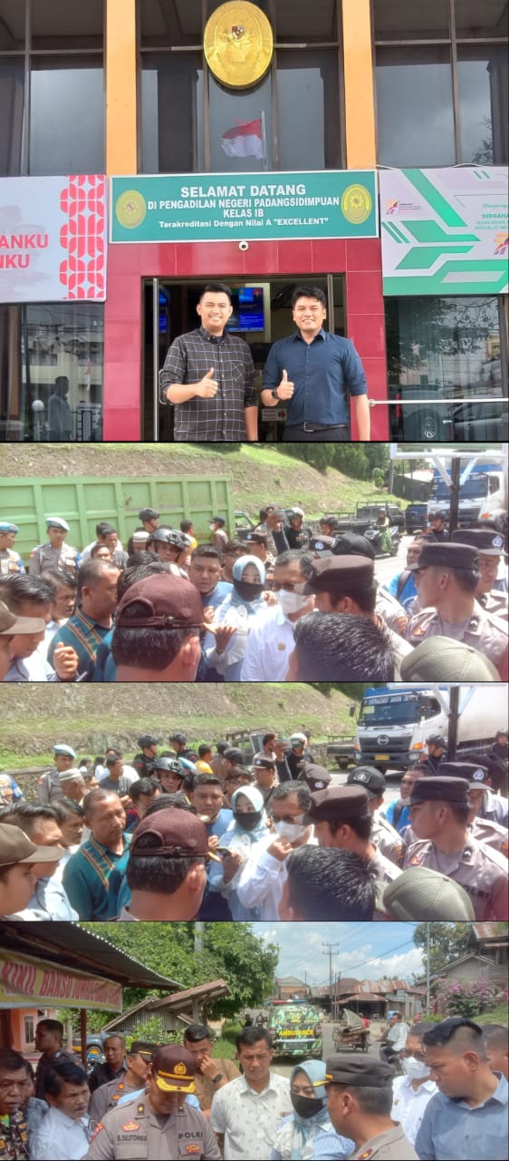 Pelaksanaan Eksekusi Riil Sebagai Upaya Paksa Pengosongan Oleh PA Kota PSP Atas Anggunan Ridwan Kamil Tanjung : Kuasa Hukum PT. PNM-ULaMM, Sudah Benar dan Sah Secara Hukum !