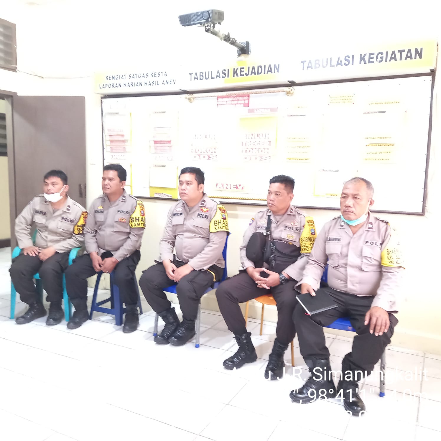 Bhabinkamtibmas Polrestabes Medan Zoom Meeting Korbinmas Baharkam Polri