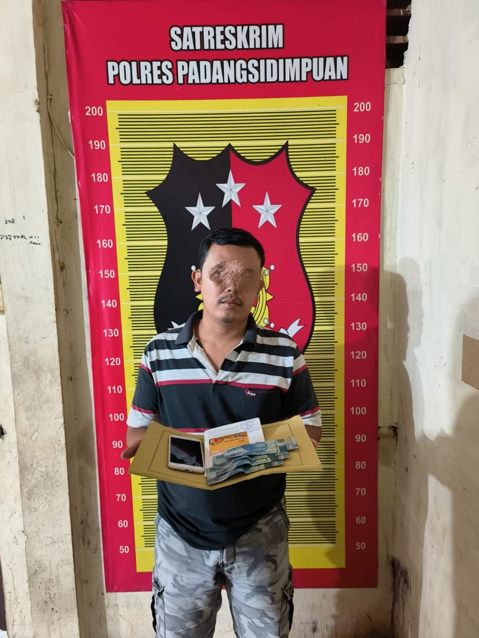 Lagi Asyik Main Judi Online, Warga Jln. Danau Singkarak di Amankan Sat Reskrim Polres P. Sidempuan