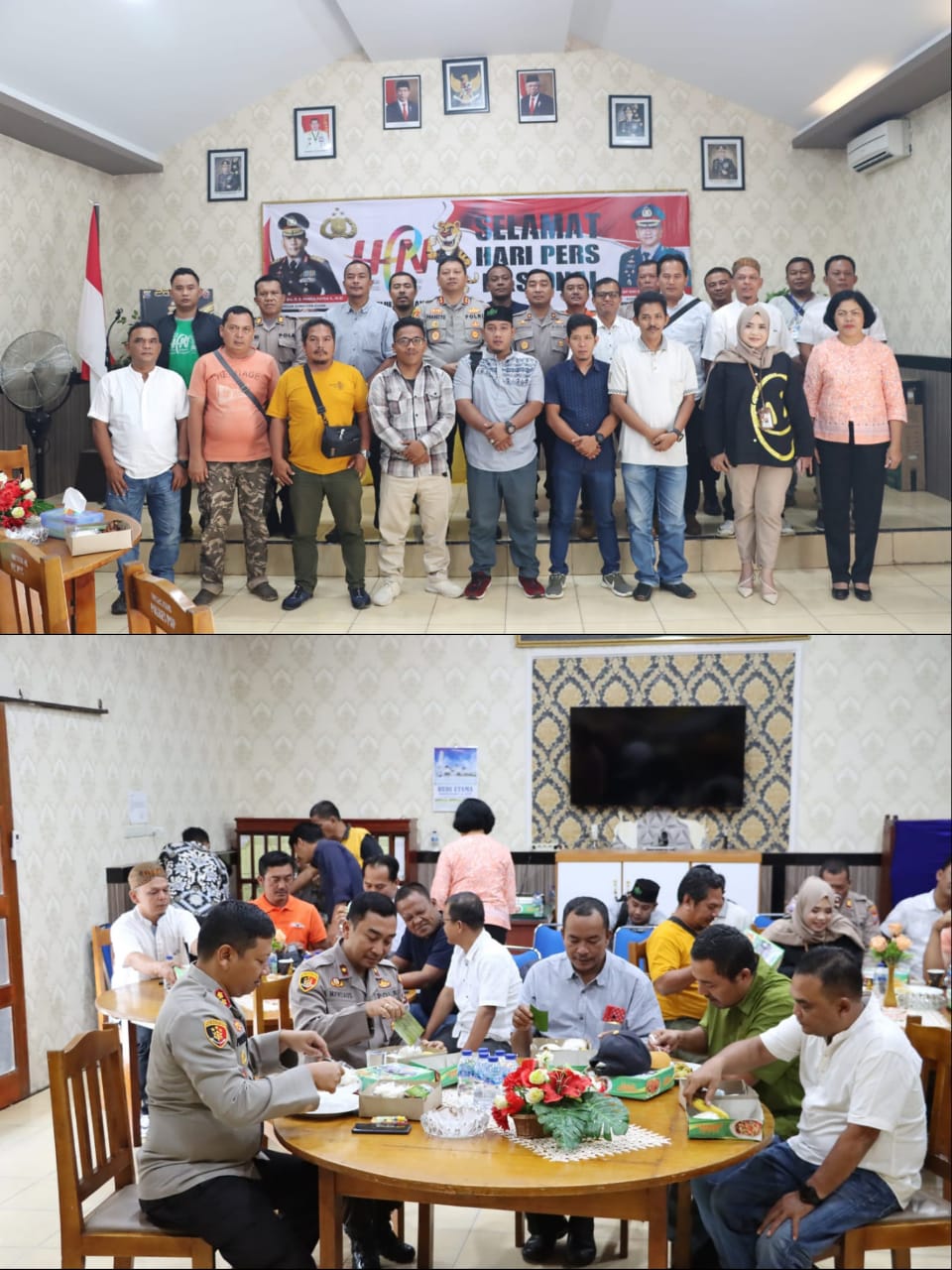 Peringatan HPN 2023 di Mapolres P. Sidempuan