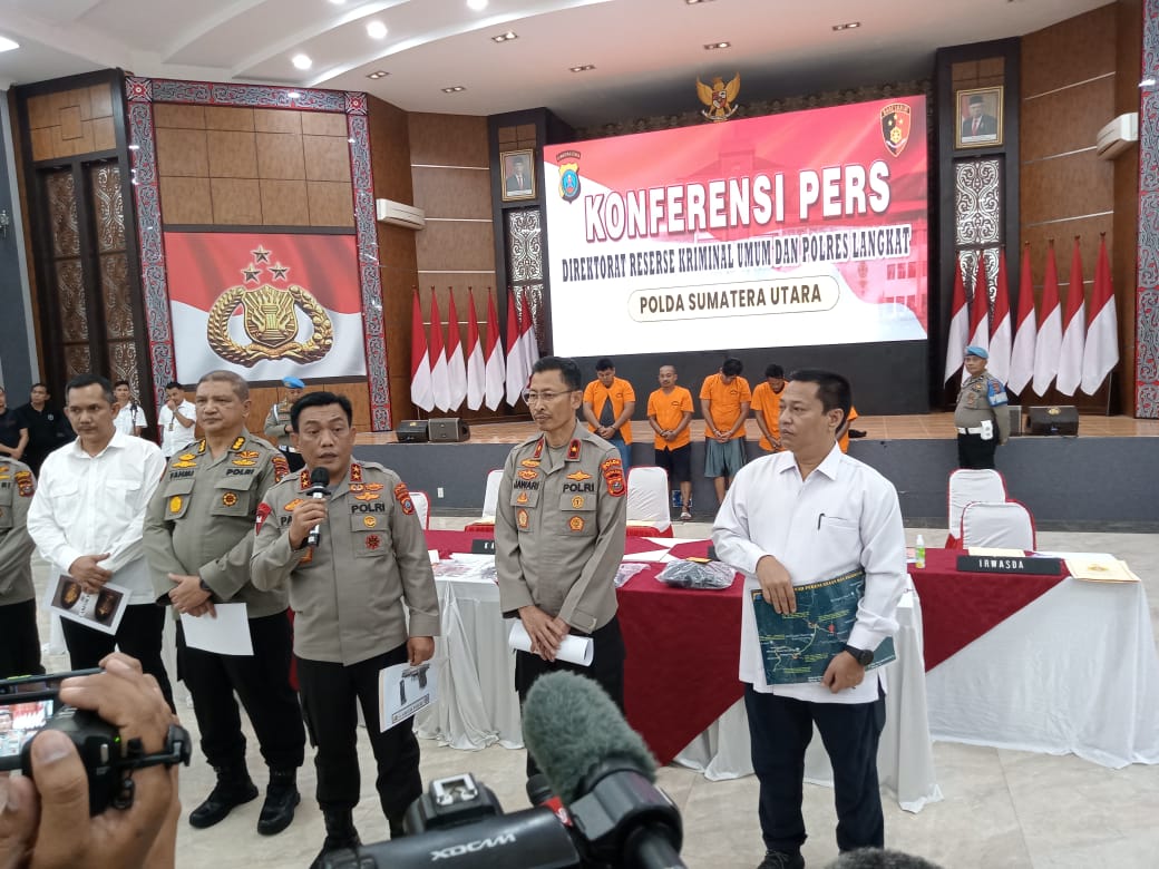 Polda Sumut Ringkus Pelaku Pelaku Penembakan Mantan Anggota DPRD Langkat, Eksekutor Dibayar Rp 10 Juta