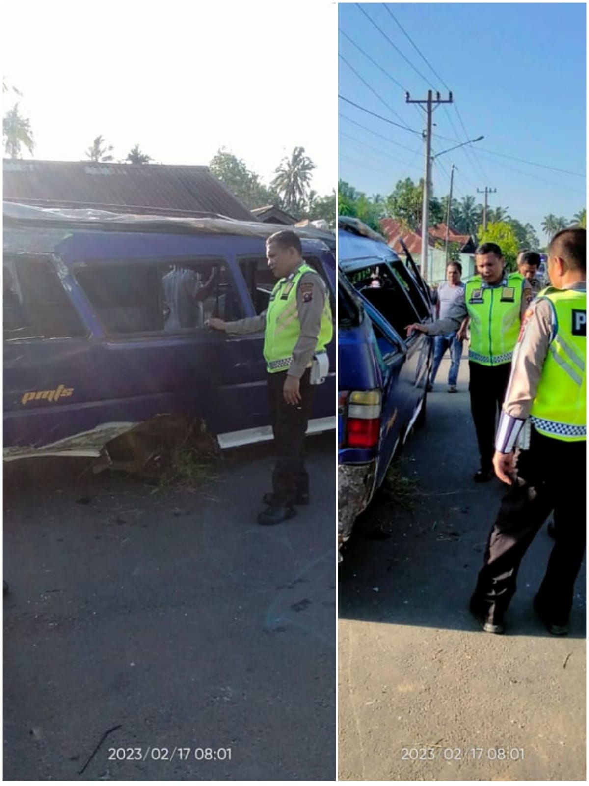 Mendadak Mopen Oleng, Hingga Terjatuh di Siharang karang, 6 Penumpang Mengalami Luka Ringan