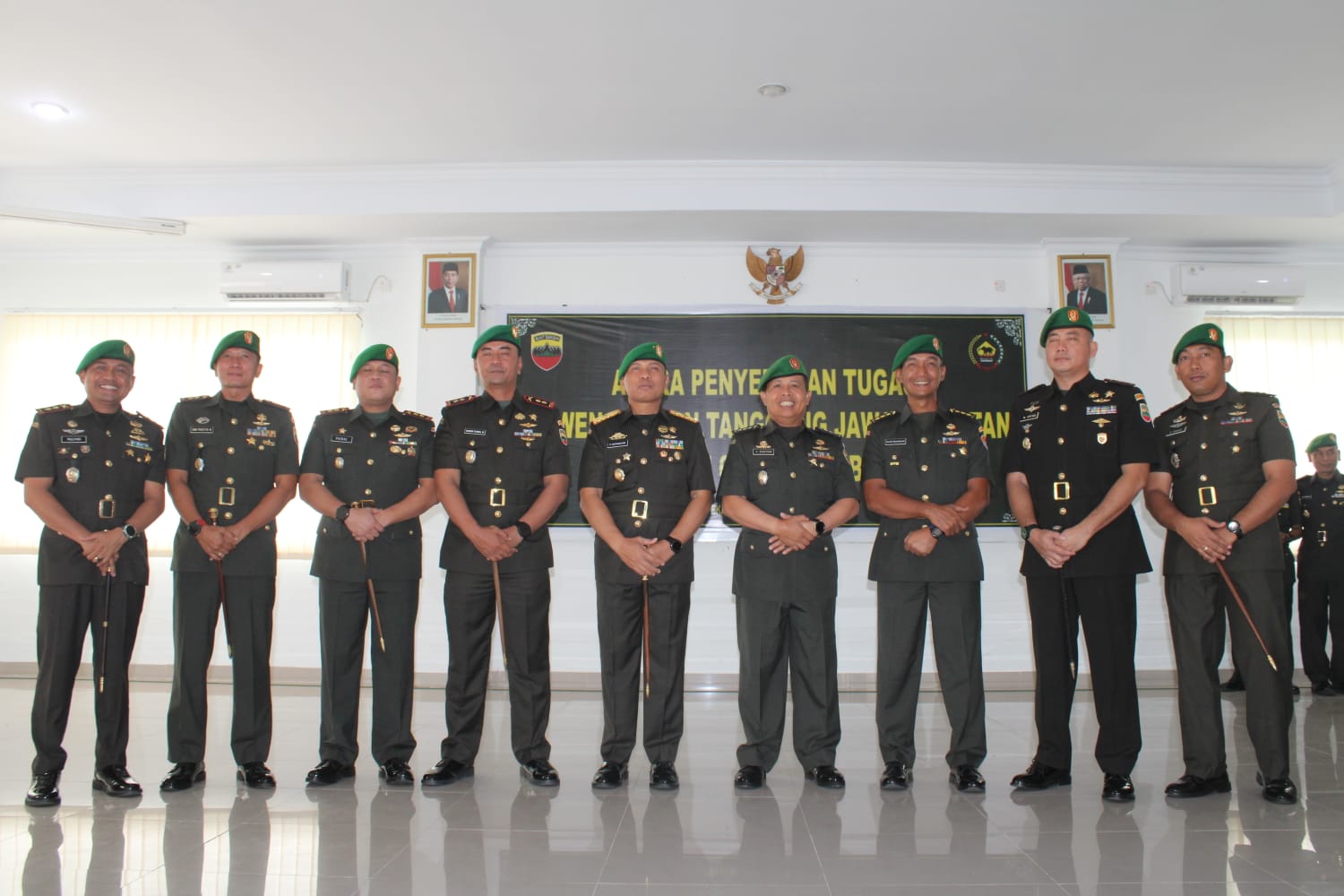 Penyerahan Tugas, Wewenang dan Tanggung Jawab Jabatan Dandim 0301/Pekanbaru