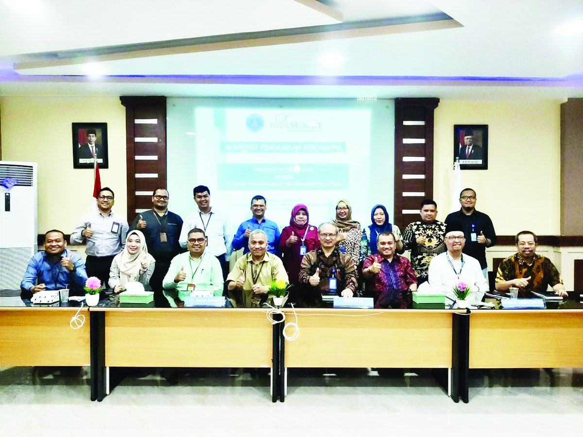 Unit Usaha Syariah PT Bank Sumut Jajaki  Kerjasama dengan UMA,  Pengelolaan Keuangan Kampus