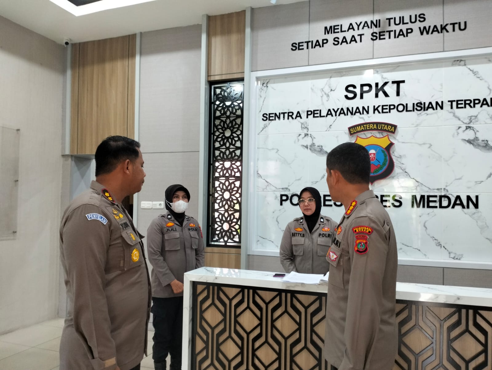 Kapolrestabes Medan Cek Ruang Fasilitas di Mako