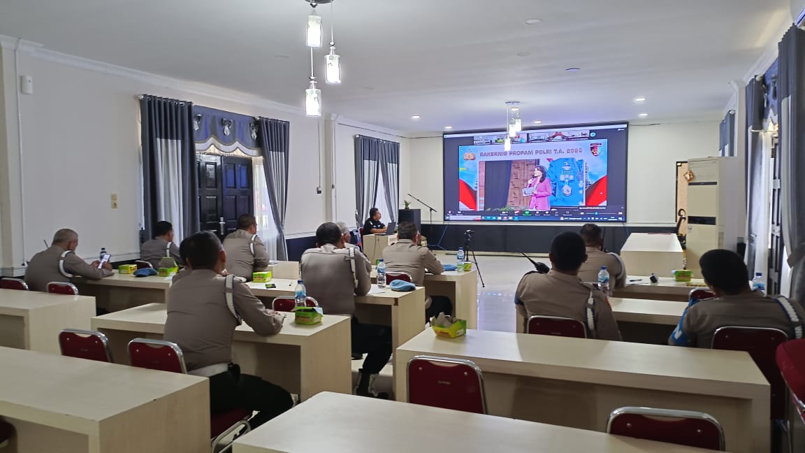 Melalui Zoom Meeting, Propam Polri Tingkatkan Penegakkan Disiplin Kepada Anggota