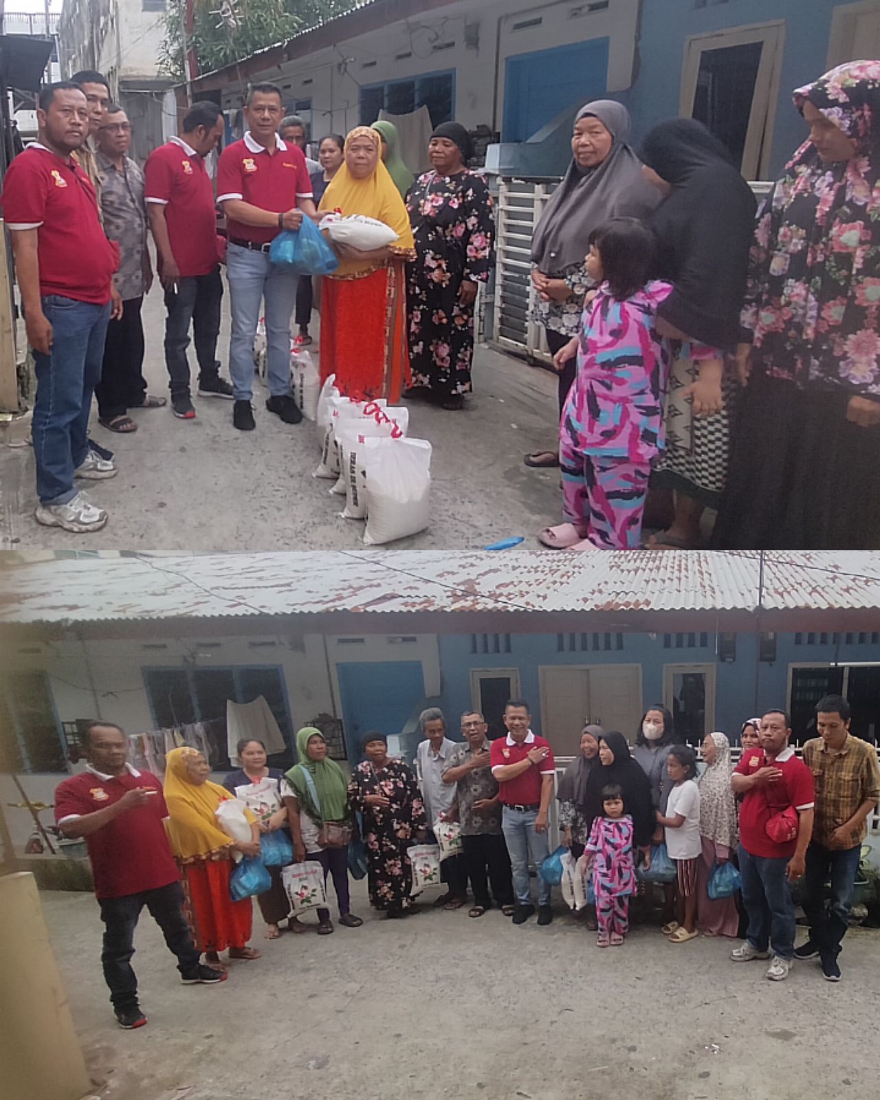 Walaupun Kondisi Kurang Sehat, Ketua Pewarta Terus Membantu Warga Kurang Mampu