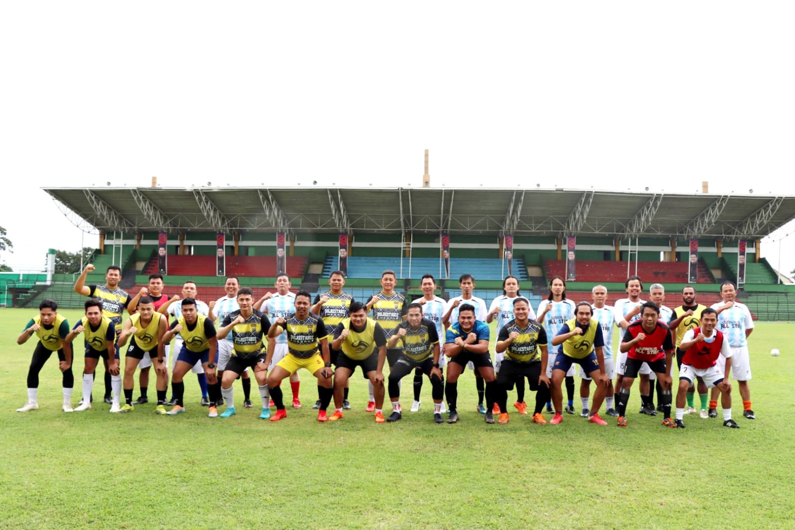 Pertandingan Persahabatan, Polrestabes Medan Menang Lawan Jurnalis All Star Skor 6-5