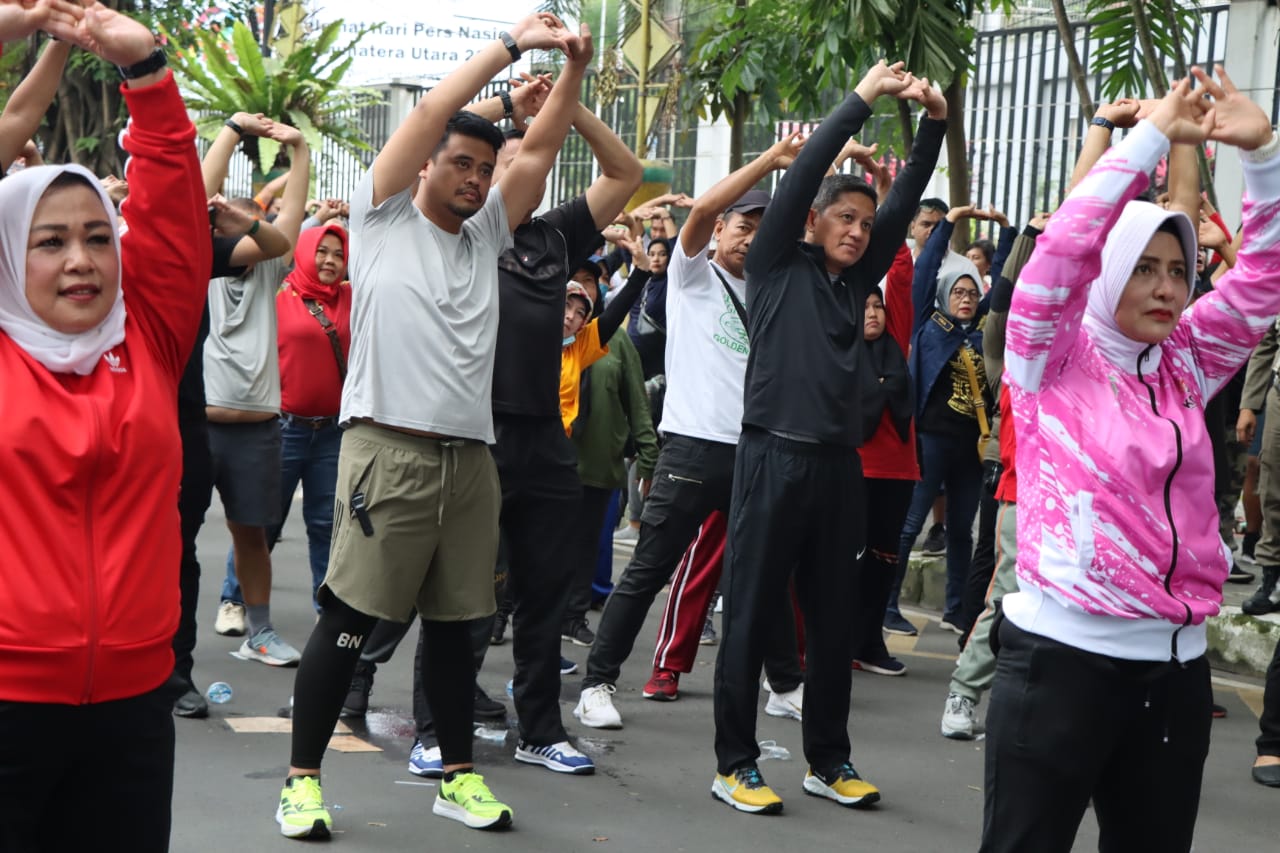Kapolrestabes Medan Hadiri Giat Pemko Medan di Gedung Wali Kota