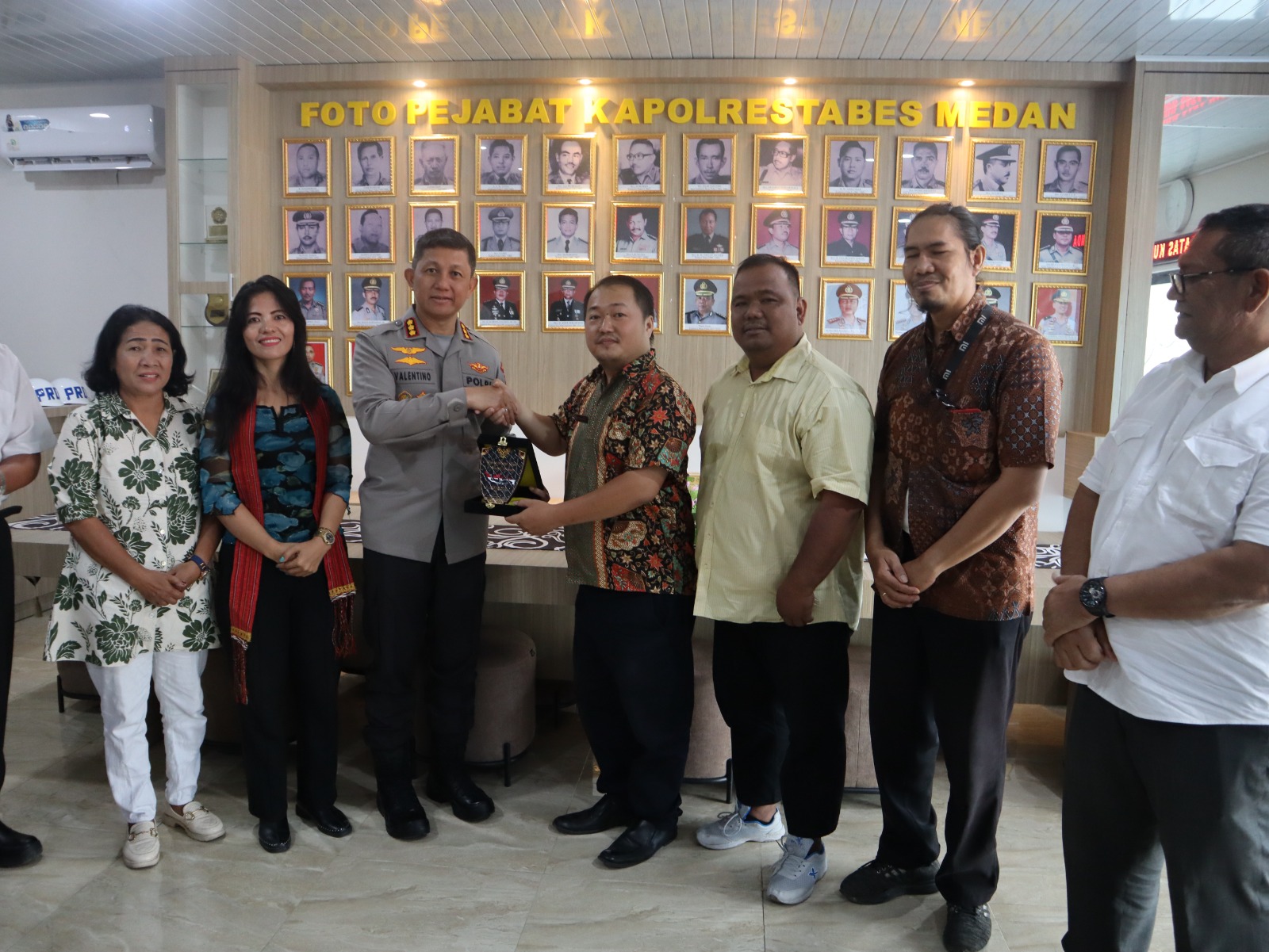 Kapolrestabes Medan Terima Audiensi Panitia Perayaan Paskah Umat Kristiani Sumut