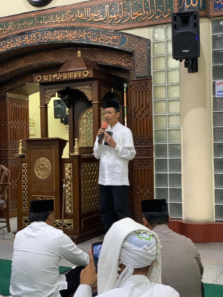 Wakapolda Sumut Safari Subuh Jumat Berkah Di Mesjid Raya Aceh Sepakat