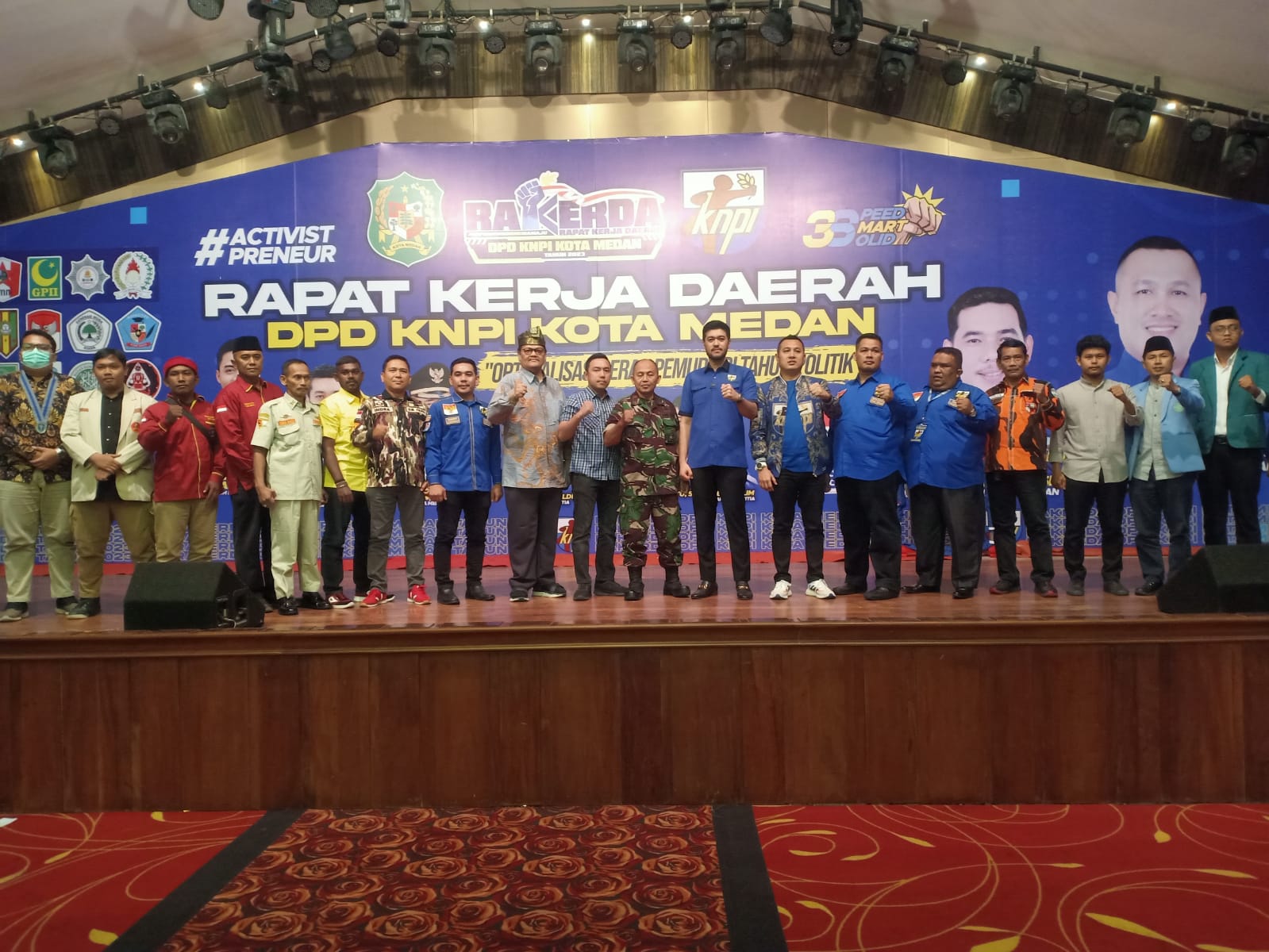 MPC PP Kota Medan Hadiri Rakerda DPD KNPI Kota Medan