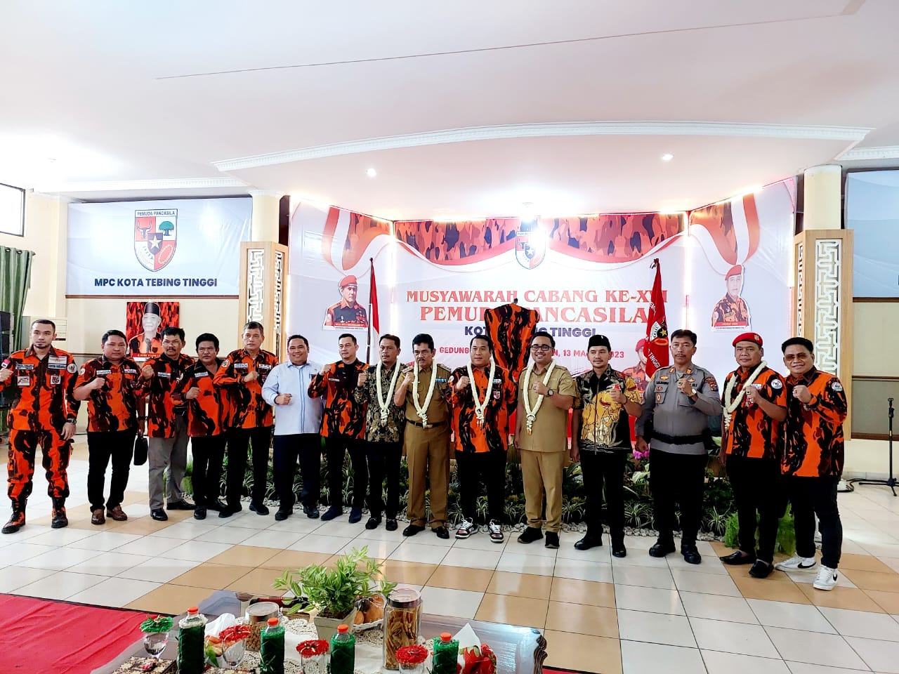 Aklamasi, Ketua PP Tebing Tinggi dipimpin Hendra Gunawan